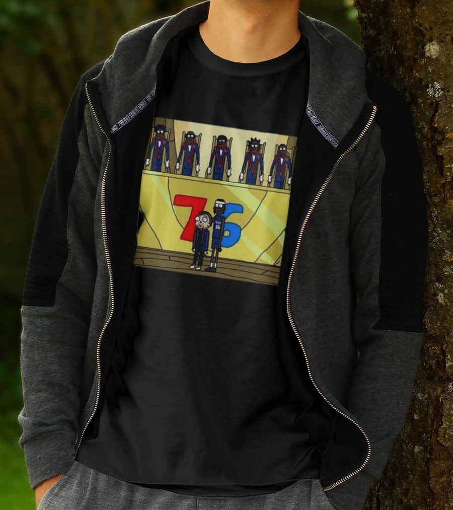 Council Of Rickys And Daryl Morty Sixers 76 T-Shirt