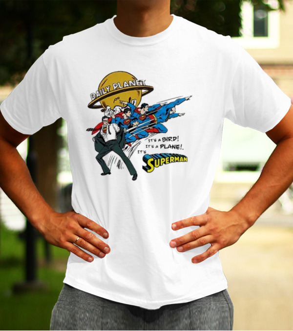 Daily Planet Superman It's A Bird It's A Plane It's Superman T-Shirt