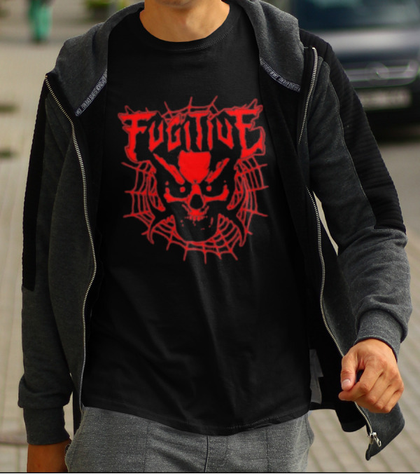Fugitive Skull Spider Web T-Shirt