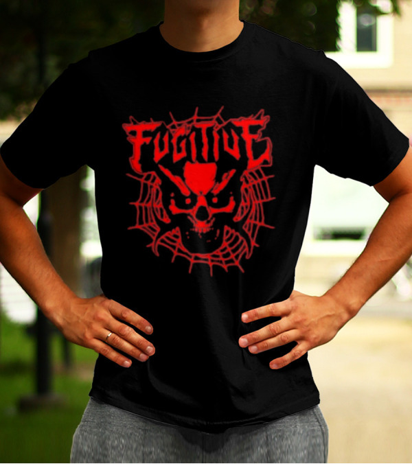 Fugitive Skull Spider Web T-Shirt