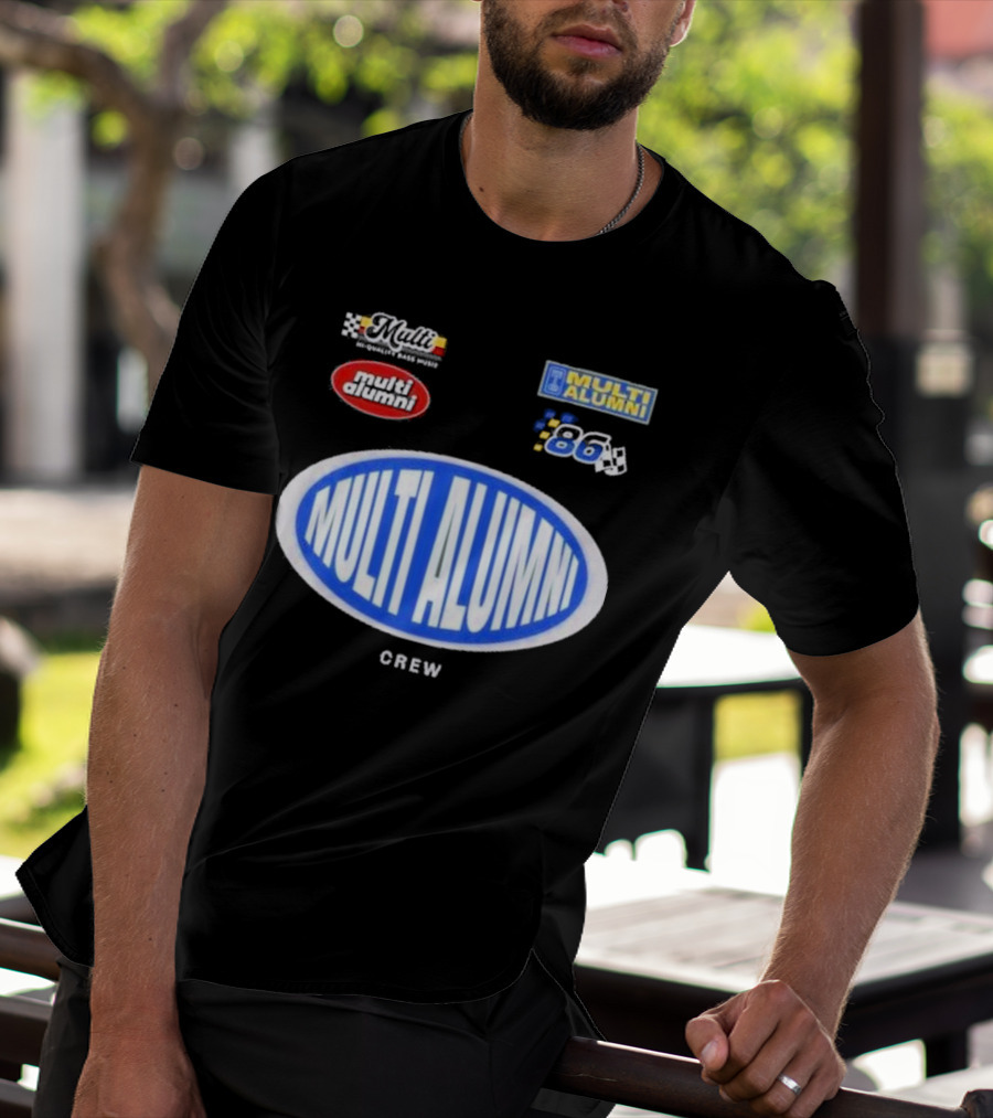 Big K.R.I.T. Multi Alumni Racing Crew 86 High-Quality Bass Music T-Shirt
