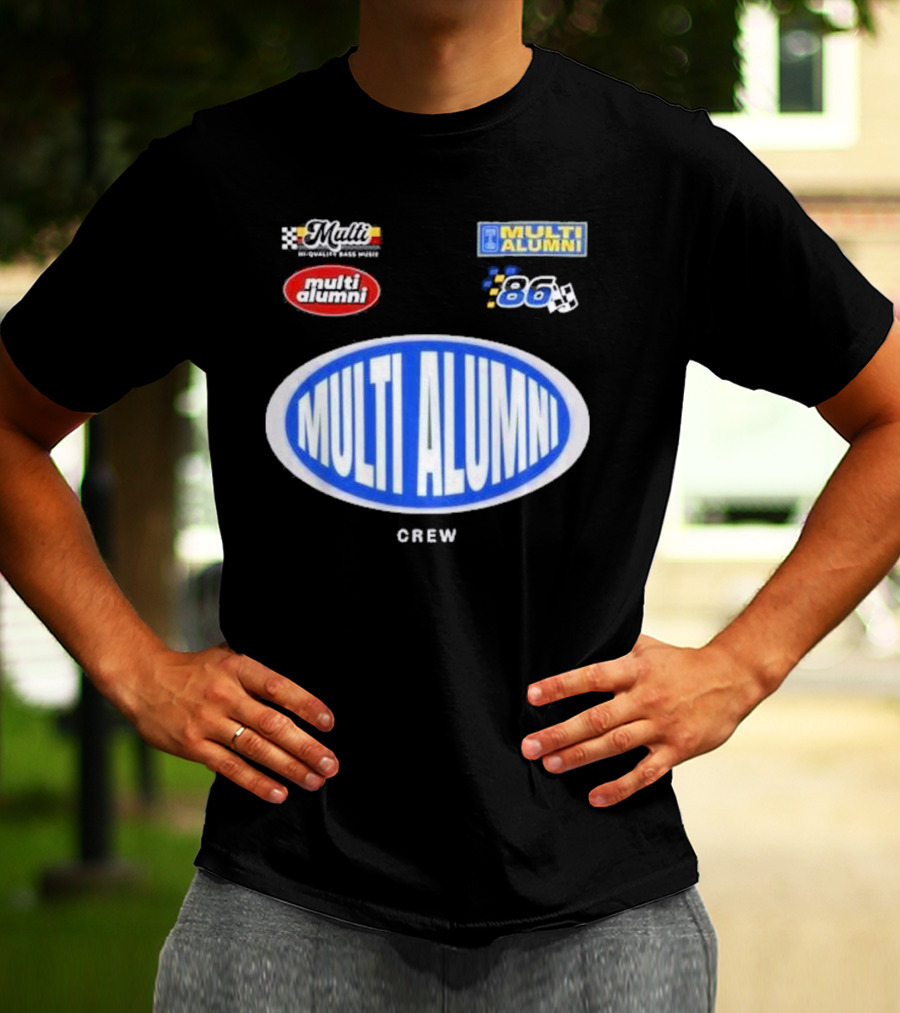 Big K.R.I.T. Multi Alumni Racing Crew 86 High-Quality Bass Music T-Shirt