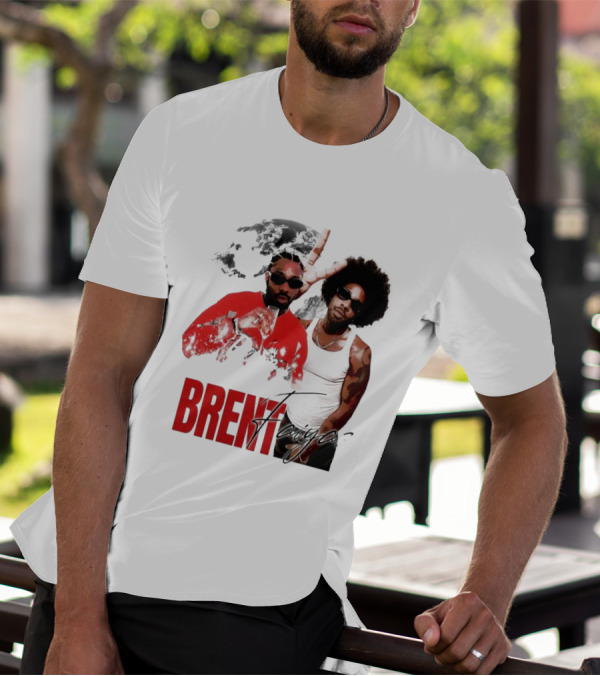 Brent Faiyaz Red Jacket And Tank Top T-Shirt