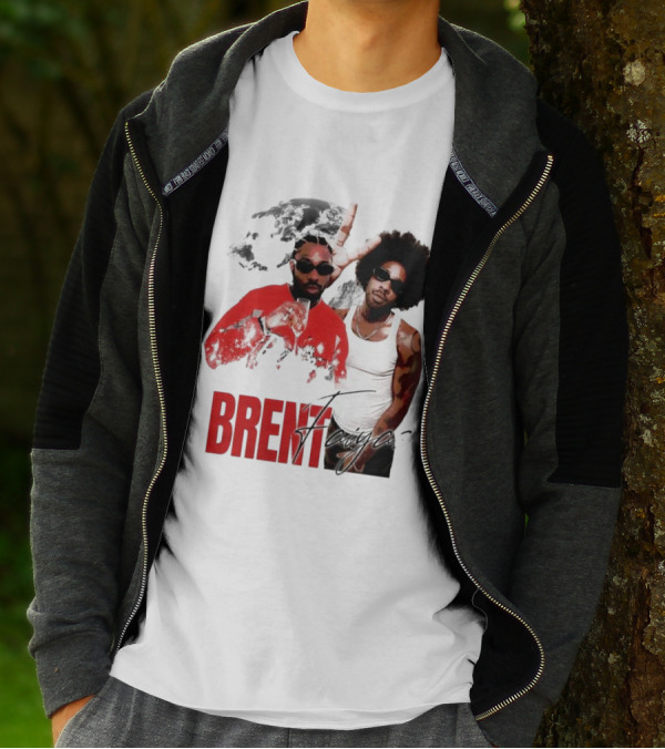 Brent Faiyaz Red Jacket And Tank Top T-Shirt