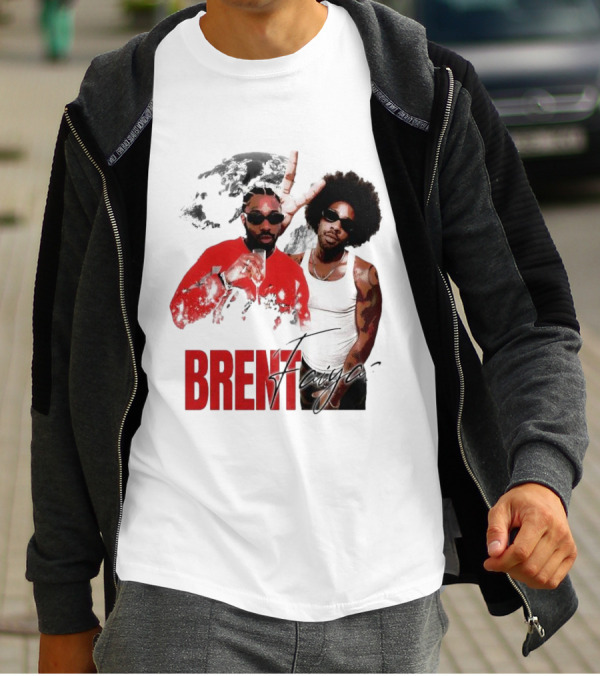 Brent Faiyaz Red Jacket And Tank Top T-Shirt