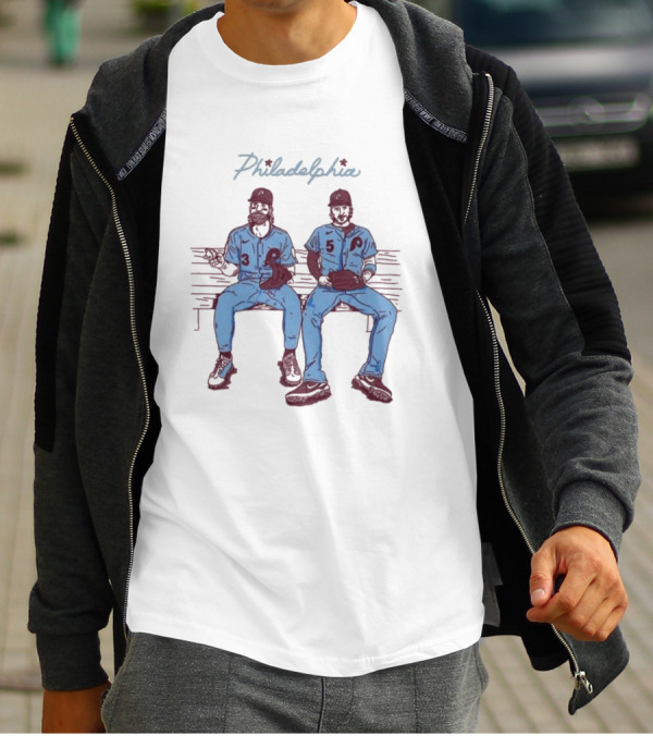 Philadelphia Bryce Harper Bryson Stott Baseball Duo T-Shirt