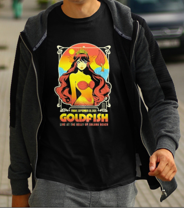 Goldfish Live At The Belly Up Solana Beach Friday September 20 T-Shirt
