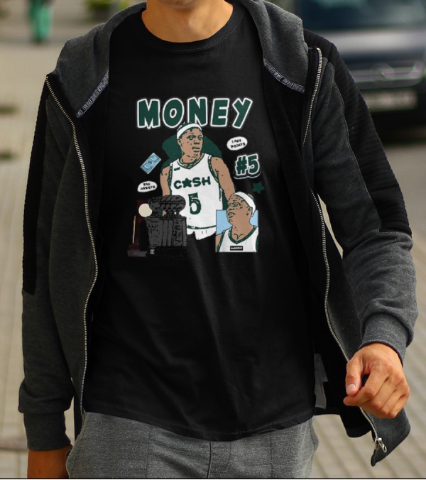 Money Cash #5 Michigan State Basketball 1,944 Points Pro Assists T-Shirt