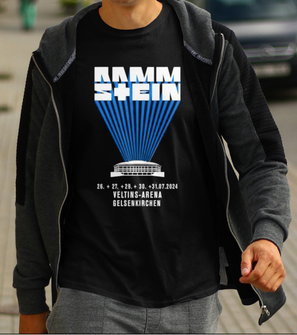 Rammstein Veltins-Arena Gelsenkirchen 26 27 29 30 31 07 T-Shirt