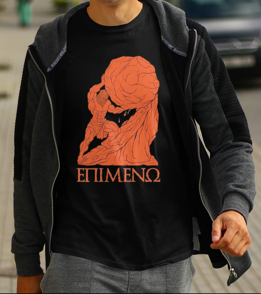 Raskolapparel Sisyphus Greek Mythology EPIMENΩ T-Shirt