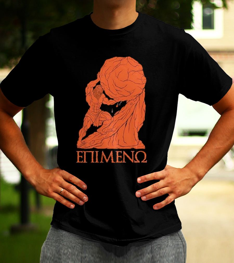 Raskolapparel Sisyphus Greek Mythology EPIMENΩ T-Shirt