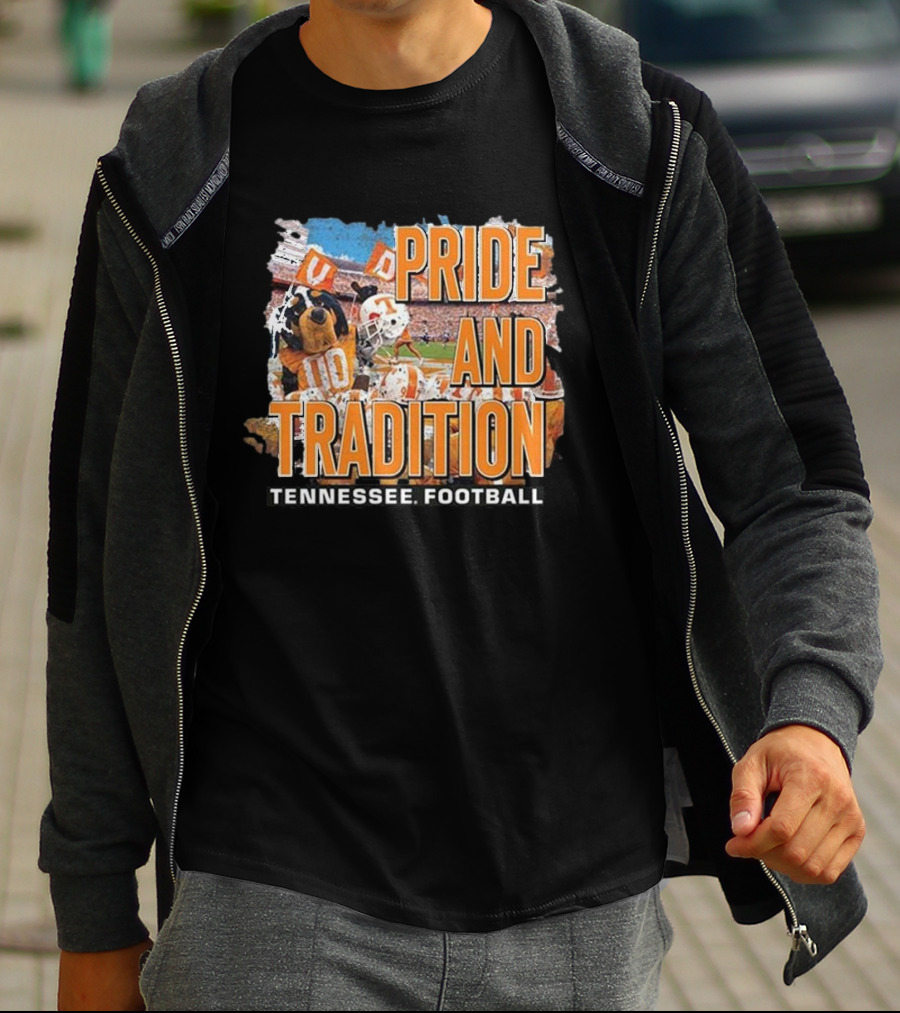 Tennessee Football Pride And Tradition Vols Stadium T-Shirt