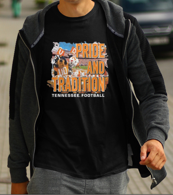 Tennessee Football Pride And Tradition Vols Stadium T-Shirt