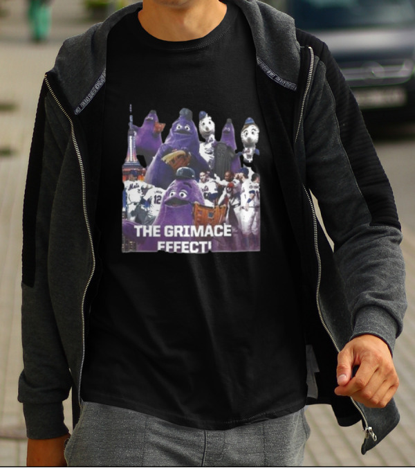 The Grimace Effect New York Mets Players And Mascots T-Shirt