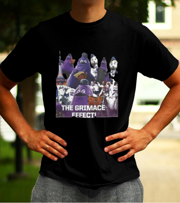The Grimace Effect New York Mets Players And Mascots T-Shirt