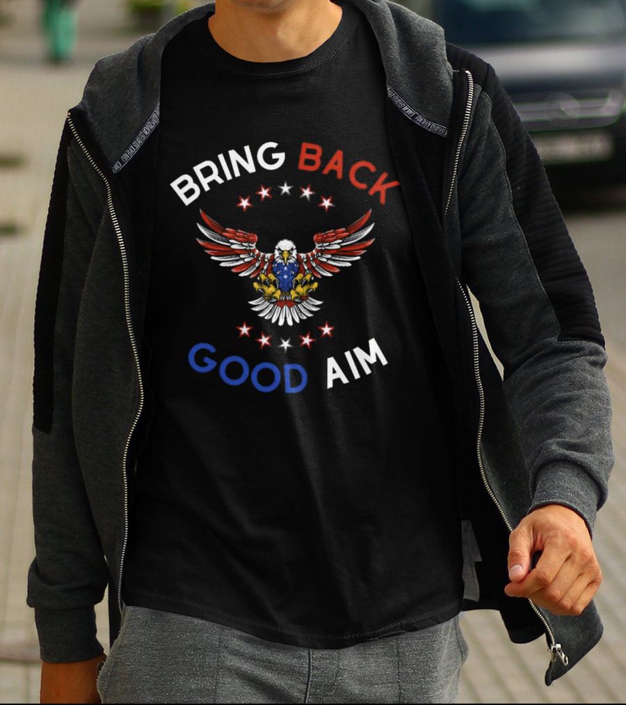 Bring Back Good Aim Eagle With Stars T-Shirt
