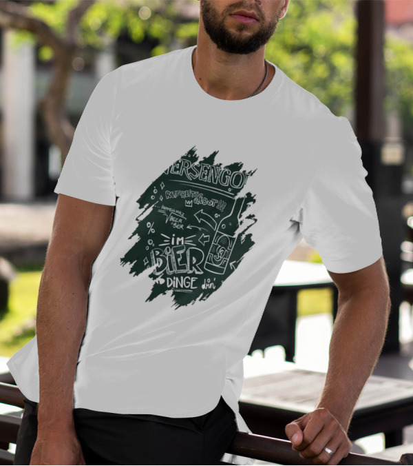 Versengold Im Bier Sind Dinge Drin Reinheitsgebot Hopfen Malz Bier T-Shirt