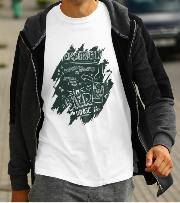 Versengold Im Bier Sind Dinge Drin Reinheitsgebot Hopfen Malz Bier T-Shirt