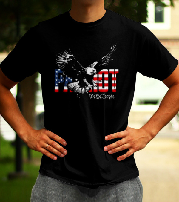 Patriot We The People Freebird Flag Eagle T-Shirt
