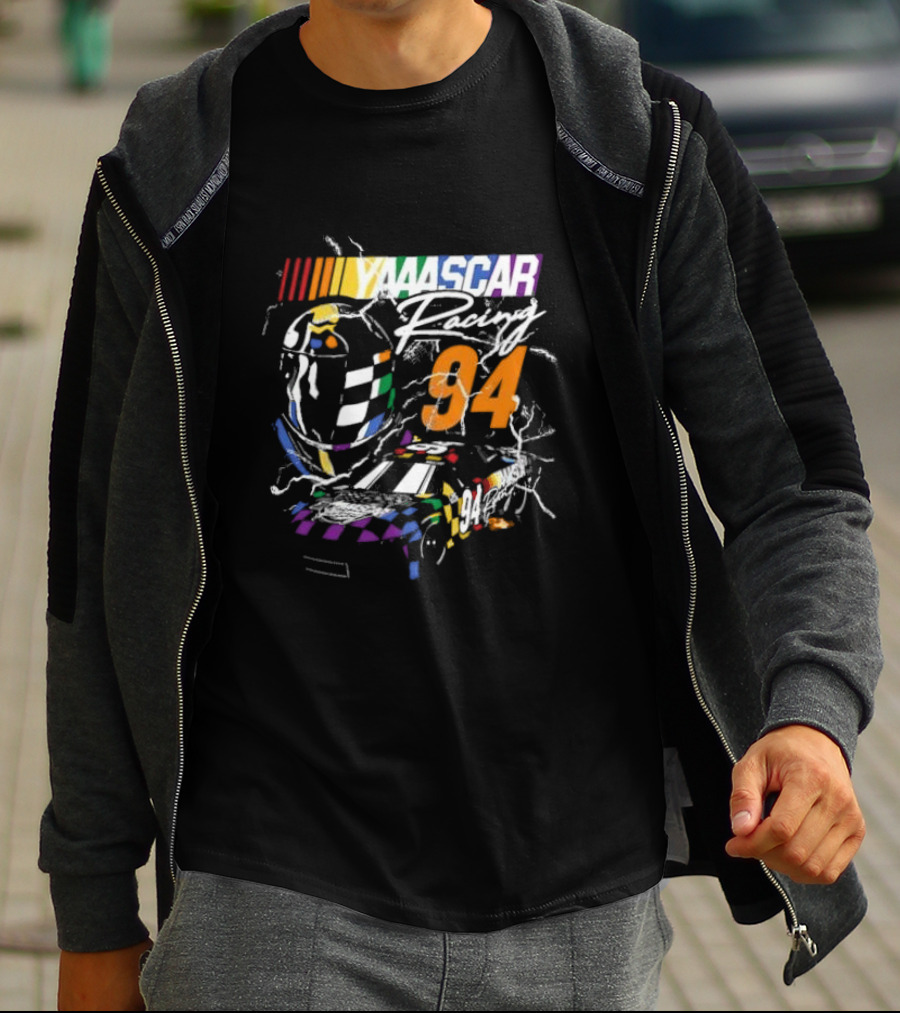 YAAASCAR Racing 94 NASCAR Checkered Flag Sports T-Shirt