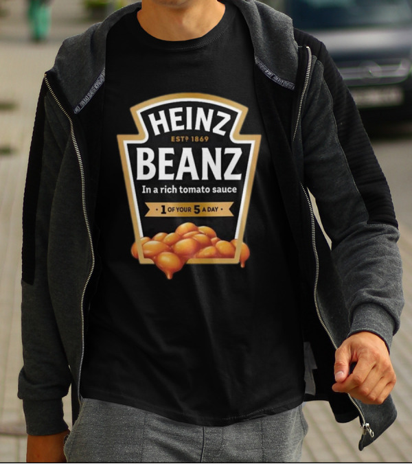Heinz Beanz Est 1869 In A Rich Tomato Sauce 1 Of Your 5 A Day T-Shirt