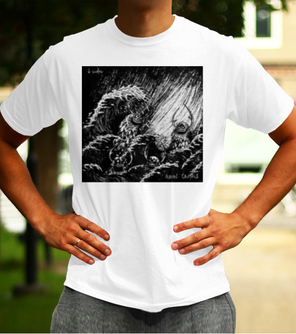 Kurt Travis B Sides Ocean Wave Creatures T-Shirt