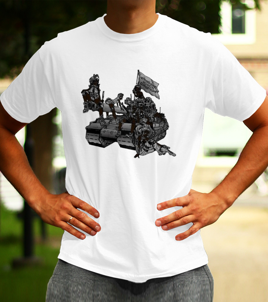 God God's Battalion Cloud White Ebony Battalion Tank T-Shirt