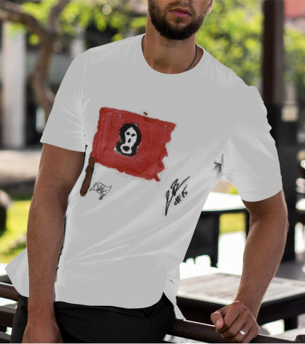 Jalen McMillan Tampa Bay Buccaneers Rookie Ash Paint Tri-Blend T-Shirt