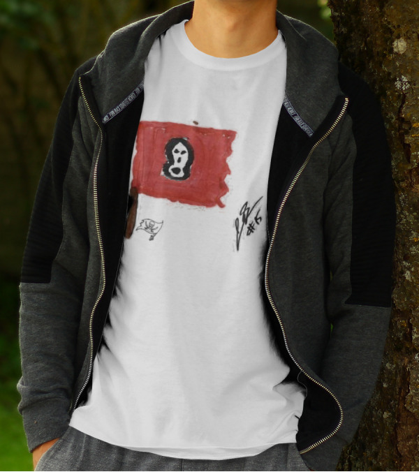 Jalen McMillan Tampa Bay Buccaneers Rookie Ash Paint Tri-Blend T-Shirt