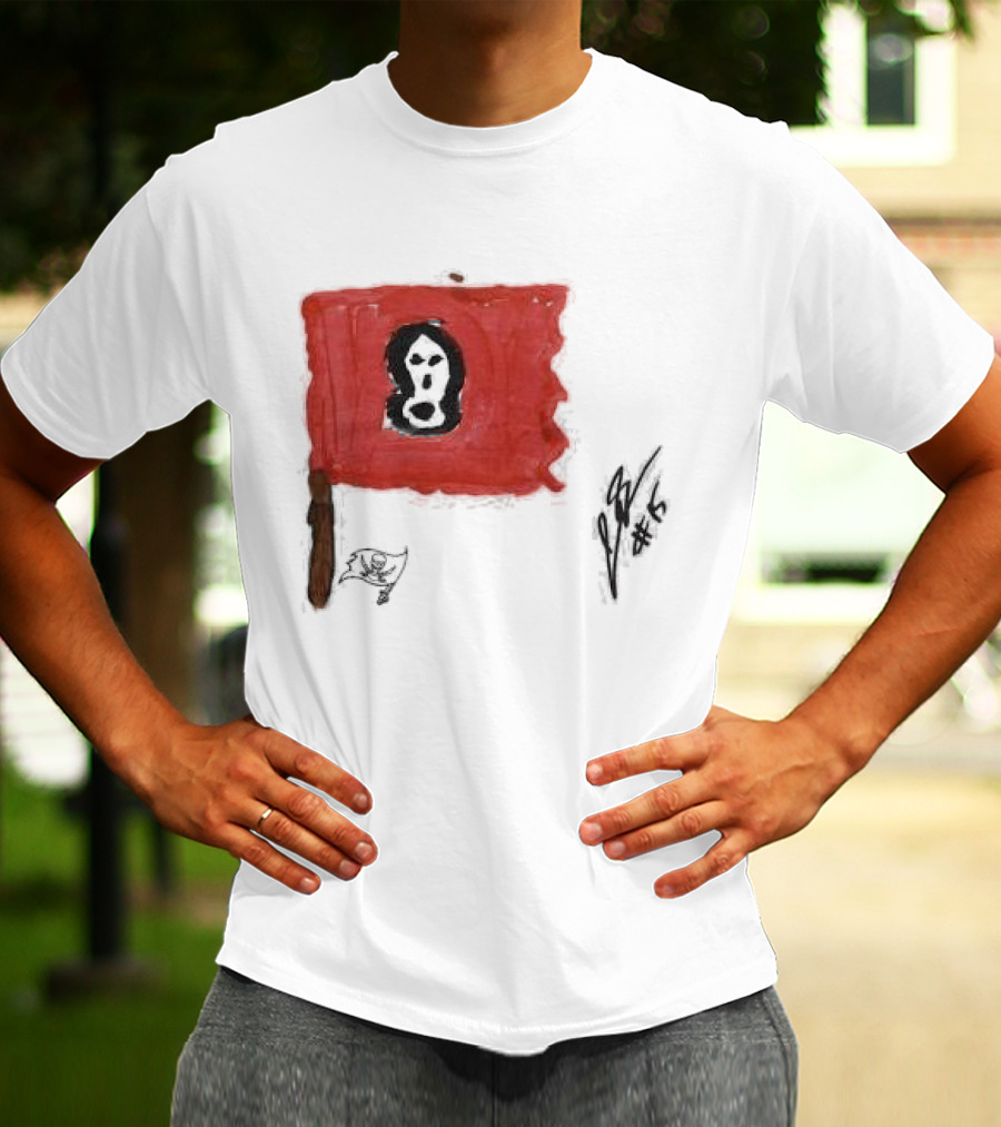 Jalen McMillan Tampa Bay Buccaneers Rookie Ash Paint Tri-Blend T-Shirt