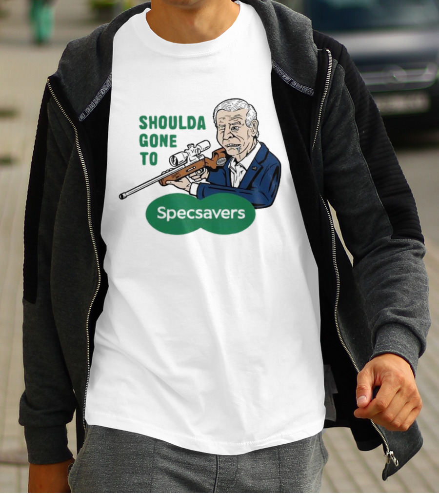 Shoulda Gone To Specsavers Joe Snipen Sniper T-Shirt