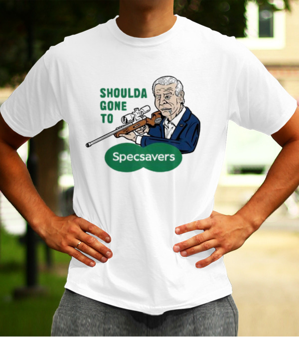 Shoulda Gone To Specsavers Joe Snipen Sniper T-Shirt