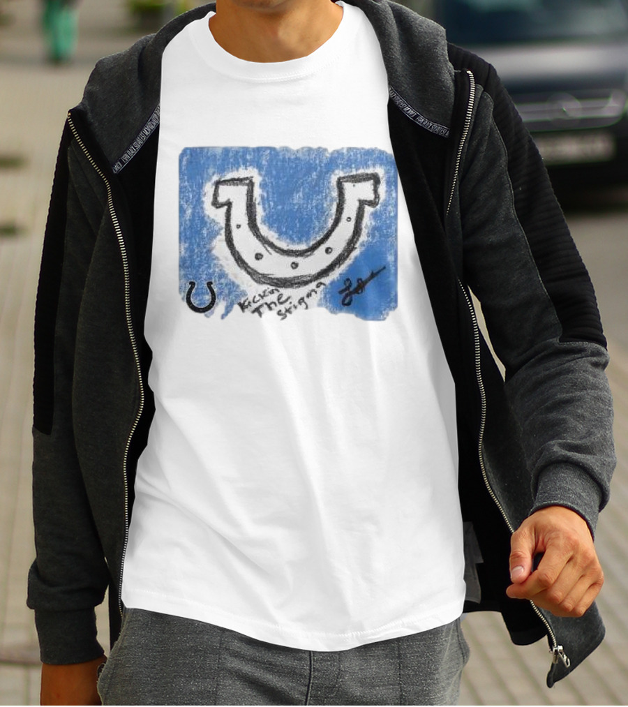 Laiatu Latu Enigma Indianapolis Colts Rookie Paint Tri-Blend T-Shirt