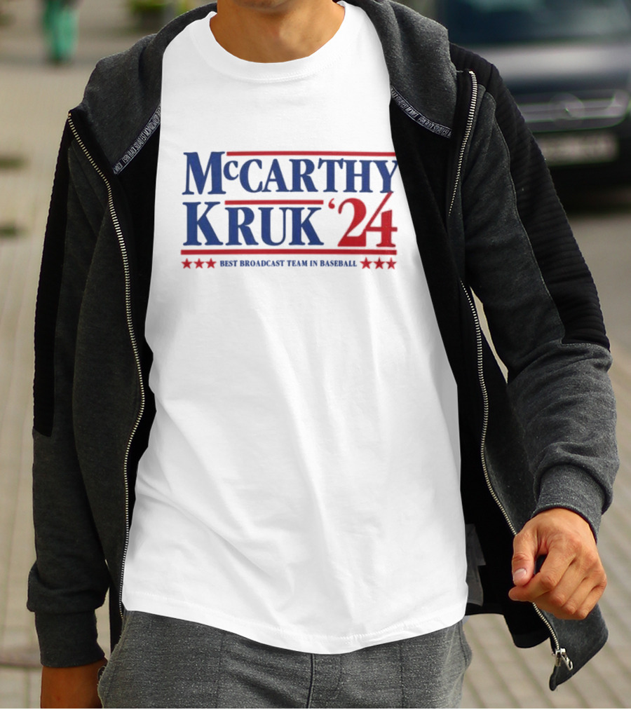 McCarthy Kruk ’24 Best Broadcast Team In Baseball Stars T-Shirt