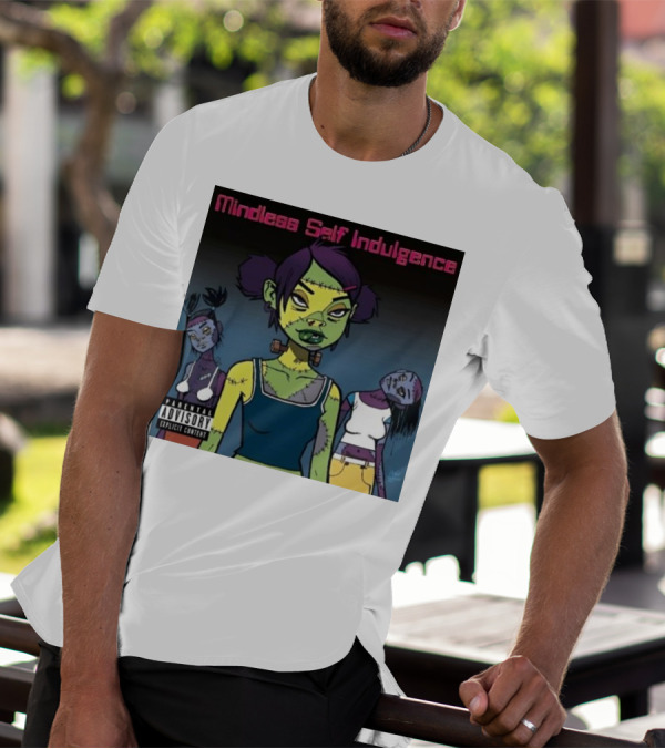 Mindless Self Indulgence Explicit Content Animated Zombie Characters T-Shirt