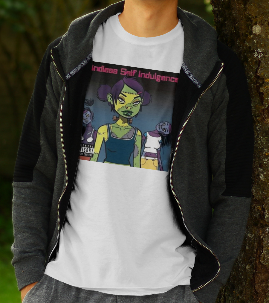 Mindless Self Indulgence Explicit Content Animated Zombie Characters T-Shirt