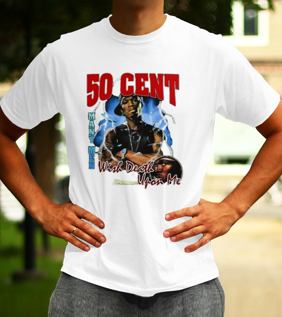 50 Cent Many Men Wish Death Upon Me Money By Monday T-Shirt