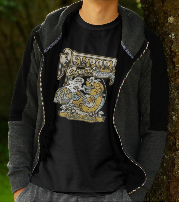 Newport Folk Festival 65 Years In Folk We Trust July 26-28 T-Shirt