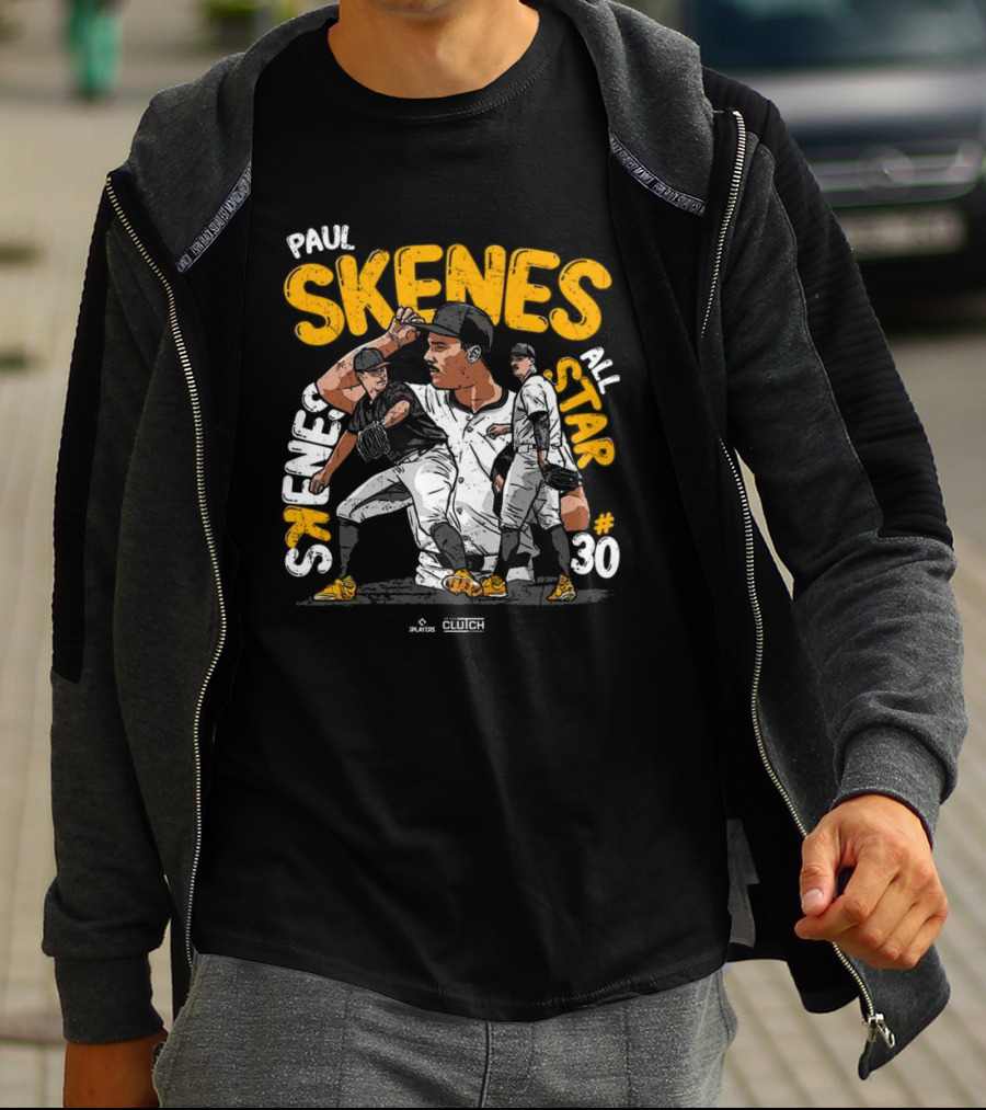 Paul Skenes All-Star #30 Clutch Players Baseball T-Shirt
