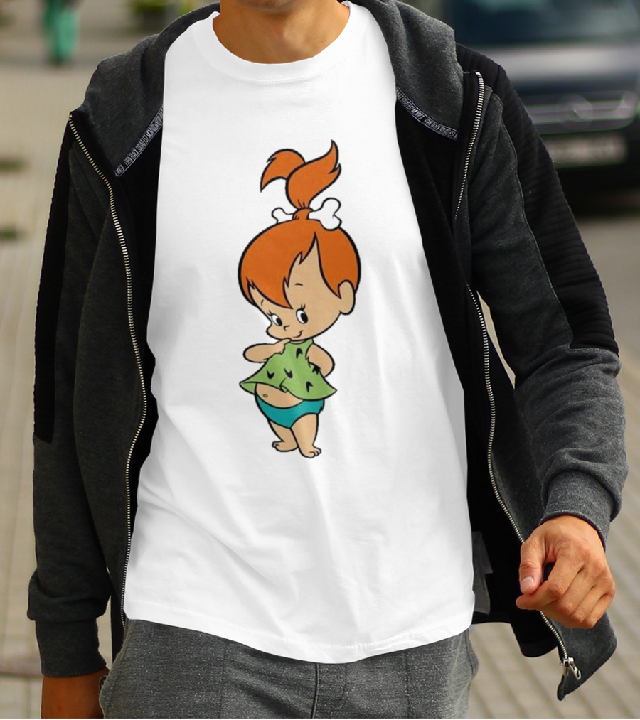 Originalkid Hanna Barbera Pebbles Flintstone Iconic Character T-Shirt