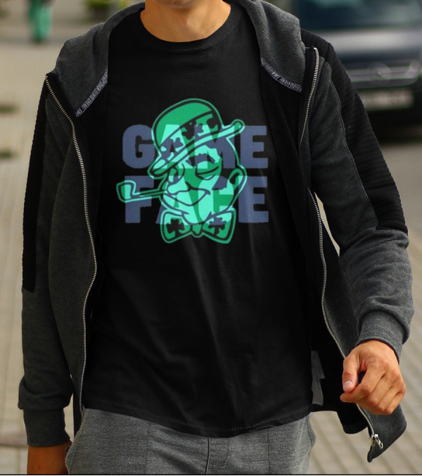 Celtics Game Face 7 Lucky Leprechaun T-Shirt