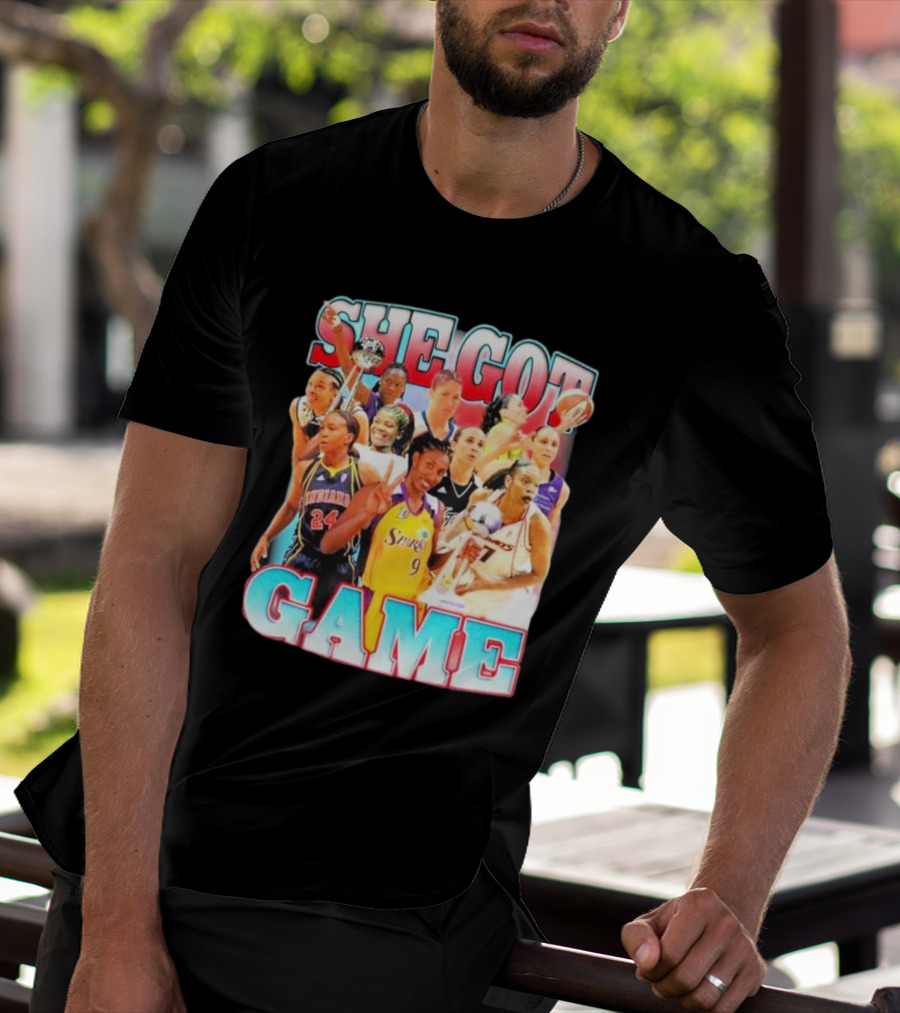 She Got Game Basketball Legends T-Shirt