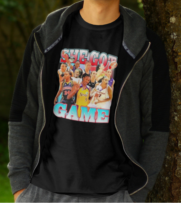 She Got Game Basketball Legends T-Shirt