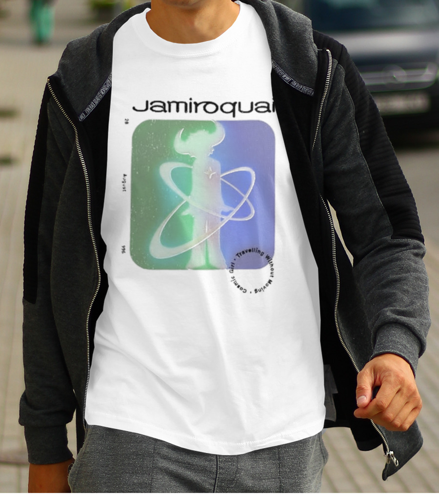 Jamiroquai Cosmic Being Travelling Without Moving August 29 96 T-Shirt