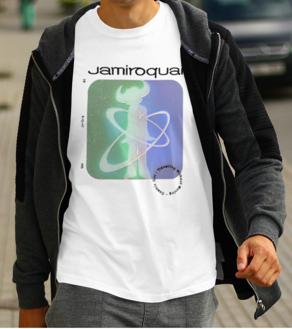 Jamiroquai Cosmic Being Travelling Without Moving August 29 96 T-Shirt
