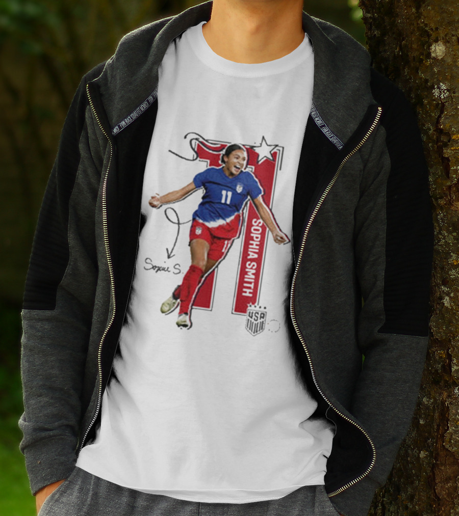 Sophia Smith USWNT 11 Signature T-Shirt