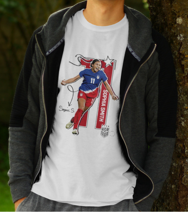 Sophia Smith USWNT 11 Signature T-Shirt