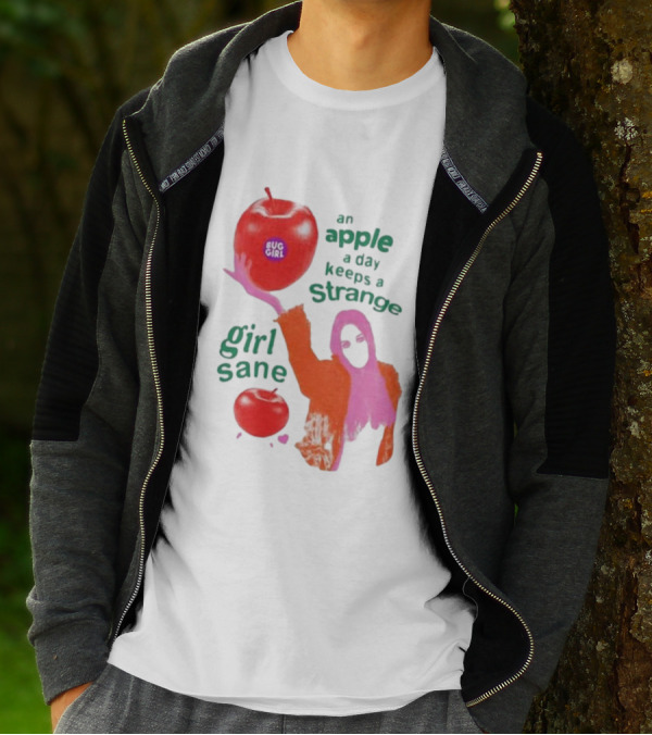 An Apple A Day Keeps A Strange Girl Sane Bug Girl T-Shirt