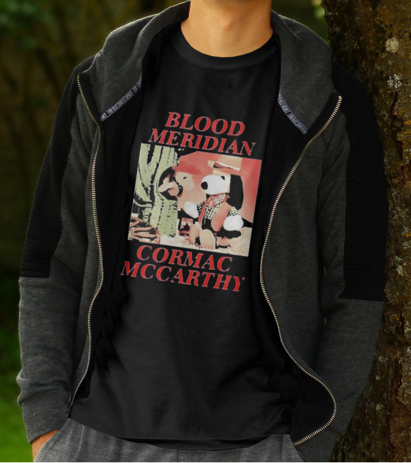 Blood Meridian Cormac McCarthy Snoopy Cowboy Cactus T-Shirt