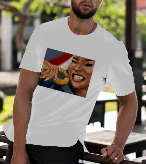 Deelashee Art Jordan Chiles Medal T-Shirt
